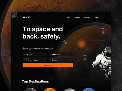 SPACED Website design