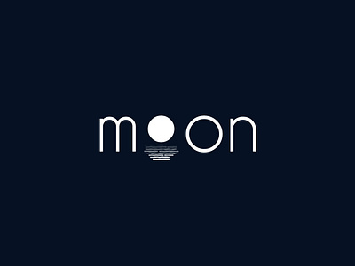 Moon logo by Chinmay Gang on Dribbble