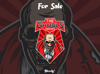 Ghouls Mascot Logo branding dead ghoul ghoul logo imortal logo logo design mascot mascot design mascot logo sport sport logo