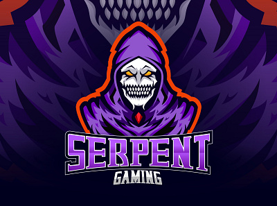 Serpent Mascot Logo branding esports gaming logo logo design mascot serpent serpent mascot gaming sports