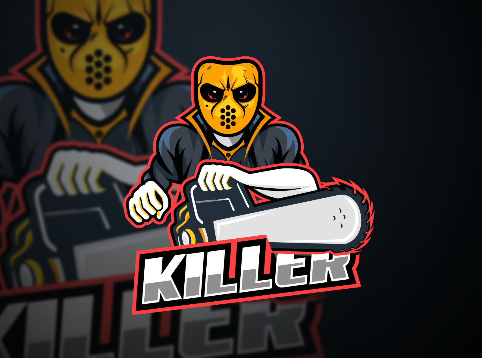 Killer Clown esport mascot logo design | Logo design, ? logo, Game logo  design