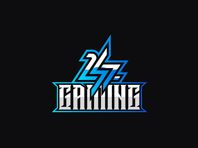 247-Gaming Community Logo 247 brand branding community game gaming graphic design logo logo design