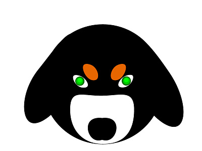 dog brand color black design dog illustration doggy dribbble icon illustration vector