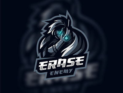 Erase Enemy branding design esportlogo esports illustration logo logodesign mascotlogo vector