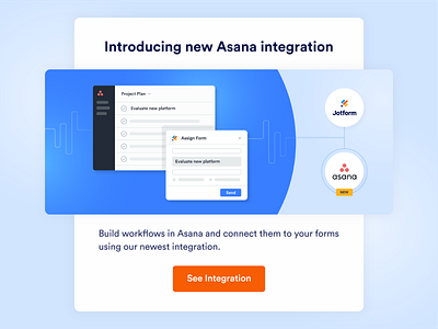 Jotform + Asana integration