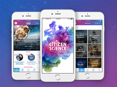 Citizen Science android app education ios mobile science space