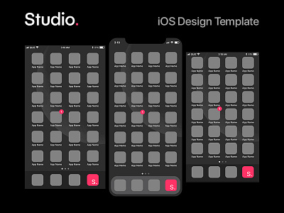 InVision Studio - iOS Template free invision ios resource studio template