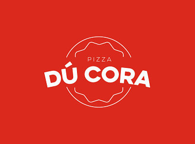 Pizza Dú Cora - Brand Identity branding design graphic design logo pizza pizzeria typography