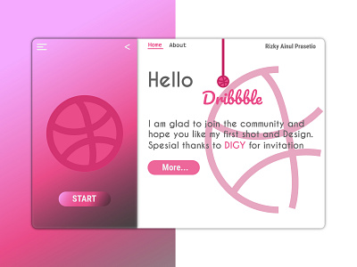 Hello Dribbble design illustration ui ux