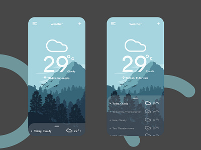 Weather app design ui ux weather