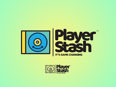 Player Stash design illustration logo prduction vector