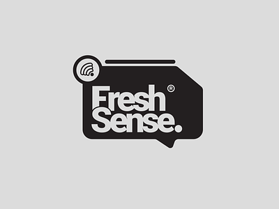 Fresh Sense. branding design illustration logo prduction typography vector