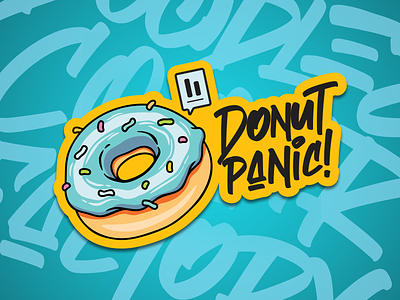 stiker 2 agency app branding design donut illustration logo prduction smiley stiker typography vector