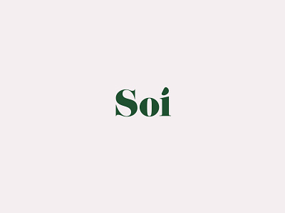 Soi Logo Concept