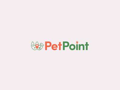 Petpoint Logo Concept brand branding design dog cat freelance freelance designer graphic design illustrator logo logo art logo concept logo design logo designer logo mark logotype pet petpoint type typography