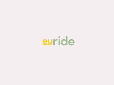 Euride Logo Concept app branding euride europe logo logo concept logo design logo designer logomark logotype map rails subways train transportation type typography