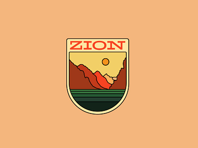Zion National Park Badge Design