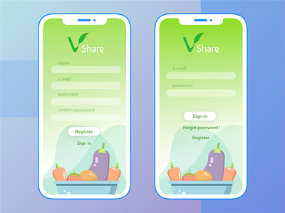 Mobile app for vegetarians