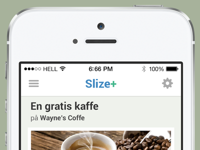 Slize for iOS7 app ios ios7 mobile slize