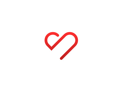 Heartworker symbol heart heartworker identity logotype mark symbol