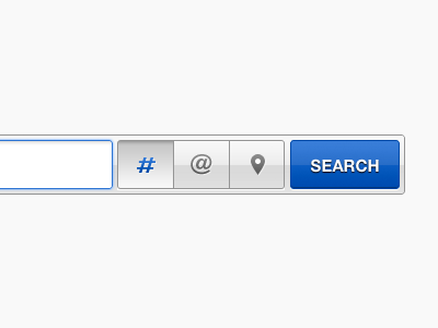 Search glyphs hashtag icons location search searchbar user username