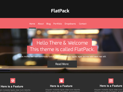 Flatpack Theme theme wordpress