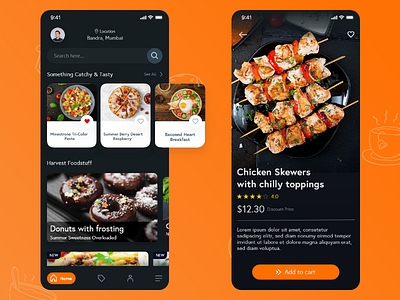 Food Delivery App adobe xd artist behance design designer graphicdesign graphics mobile app ui uiux uplabs