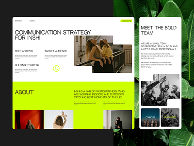 BOLD | website for creative agency agency design figma portfolio ui uiux user interface design ux web design webdesign website