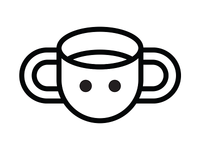 Coffee Friend black and white coffee logo