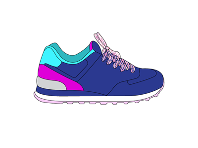 Sneakers illustration