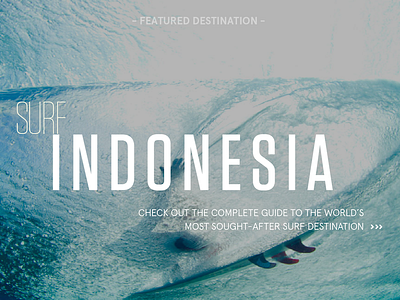 Surf/Travel Side Project - Landing creative design ipad iphone landing mobile photography surf travel typography ui ux