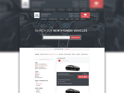 Car Search Page/Filters