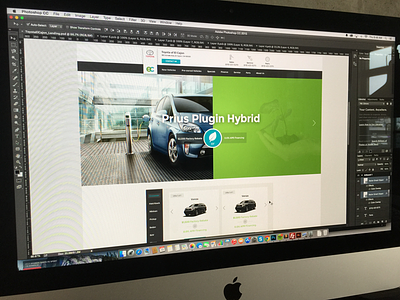 Toyota Landing Page art clean color design flat icon interface logo minimal ui ux web design