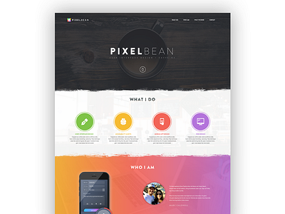 PixelBean art brand clean design ui user experience user interface ux web design website