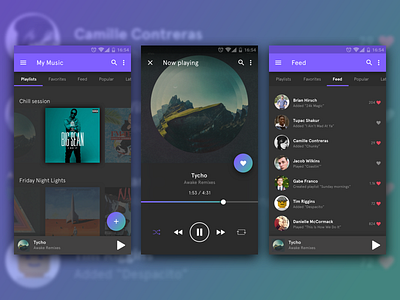 Android Material Music App