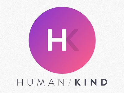 HumanKind Logo color design flat interaction interface logo typography ui user experience user interface ux