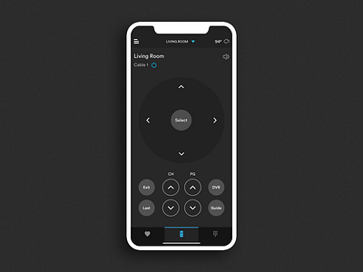 Crestron Home Automation System - Remote app branding design flat home icon ios smart typography ui ux