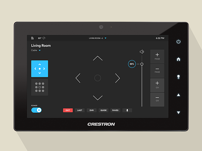 Crestron Cable Remote UI