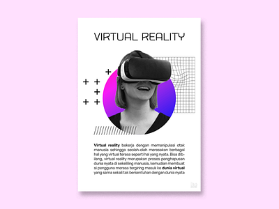 Clean & Minimalist Flyer Design - Virtual Reality branding design flyer flyer design graphic design poster poster design print