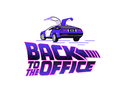 Back to the office illustration