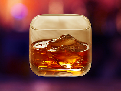 Drink App Icon alcoholic app cool drink ice icon interest liquid pleasure wine