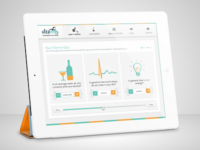 Vitame UI/UX Design Work