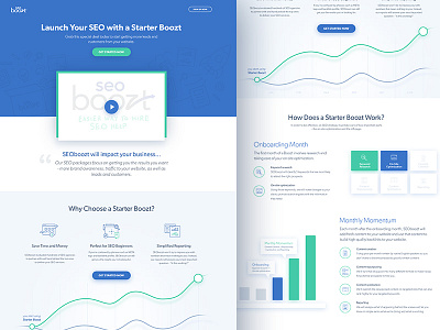 SeoBoozt- SEO conversion page charts conversion graphs landing page sale page seo ui design uikreative uiux designer user experience user interface design web web design website