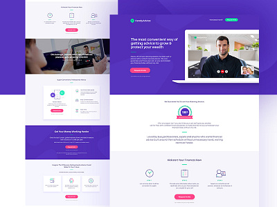 Handyadvice: Homepage Design Concept