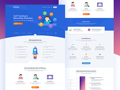 Kuucall: Homepage Design Concept