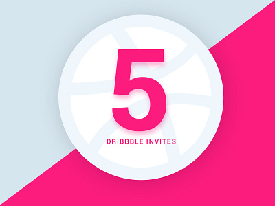 5 Dribbble Invites :)