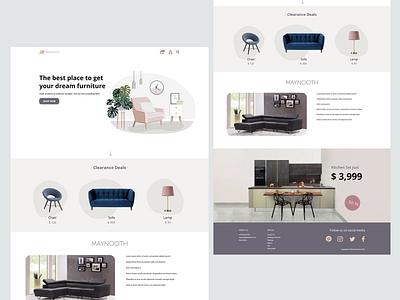 Web Design for E-shop Main Page 2 design shop ui ux uxui uxuidesign web webdesign