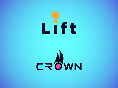 Lift & Crown-Logo Design brand identity branding design day2logo graphic design illlustrator logo logo design modern logo unique logo