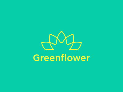 GreenFlower logo concept