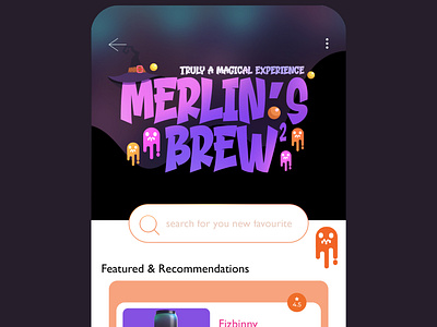 Merlin's Brew App Concept